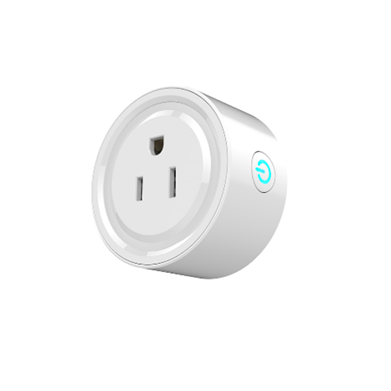 [ACC000-53] JA00-01 Tomacorriente, interruptor eléctrico virtual tipo plug operado con app Tuya o Smart Life, programable por tiempo y control por voz con Alexa y Google Home 10amp