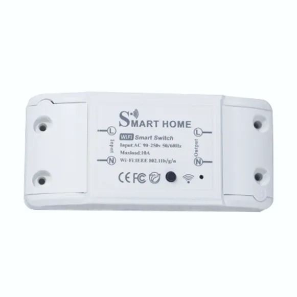 [ACC000-54] JA00-03 Interruptor, Apagador eléctrico 110V Smart virtual operado con APP Tuya o Smart Life y por voz con Alexa y Google Home, programado por tiempo.