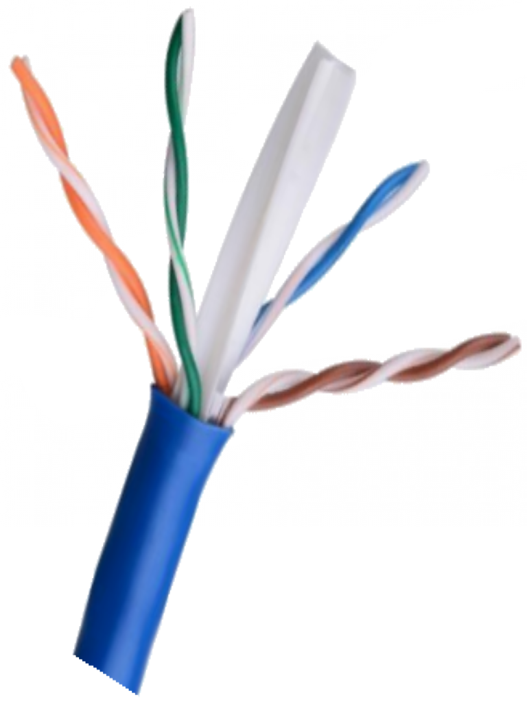 CA15-01 Cable por metro UTP Categoría 6 / Azul/ Interior / Redes / Video / 4 Pares/ ISO / IEC 11801 Ed2; EIA / TIA568B.