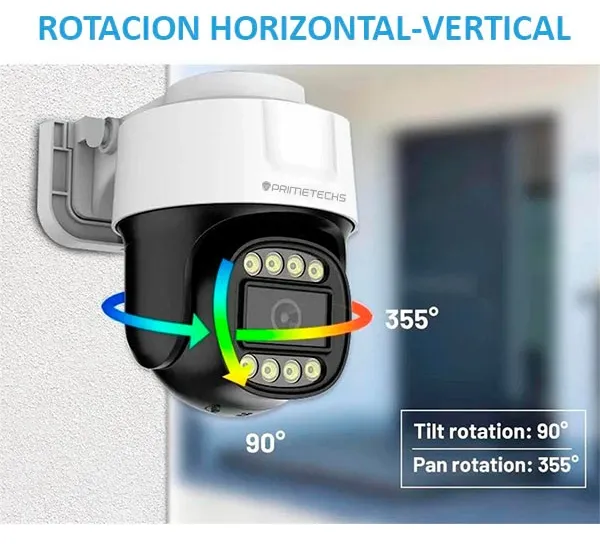 AB30-02 Cámara AHD 2 megapixeles, PT análoga Full Color para dvr 2 Megapixeles Full HD ,movimiento horizontal de 355° y vertical de 90°, compatible con cualquier DVR Análogo de cualquier marca (coaxial), incluido Dahua y Hikvision