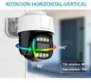 AB30-02 Cámara AHD 2 megapixeles, PT análoga Full Color para dvr 2 Megapixeles Full HD ,movimiento horizontal de 355° y vertical de 90°, compatible con cualquier DVR Análogo de cualquier marca (coaxial), incluido Dahua y Hikvision