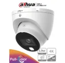 AF65-04 DAHUA Cámara 8mp Domo 4k PVC+metal Full Color/Lente 2.8mm/106° Apertura/ Micrófono / 20 mts Iluminación/ / Super Adapt/ WDR de 120 dB/ HAC-HDW1809TLM-A-LED (sobre pedido)