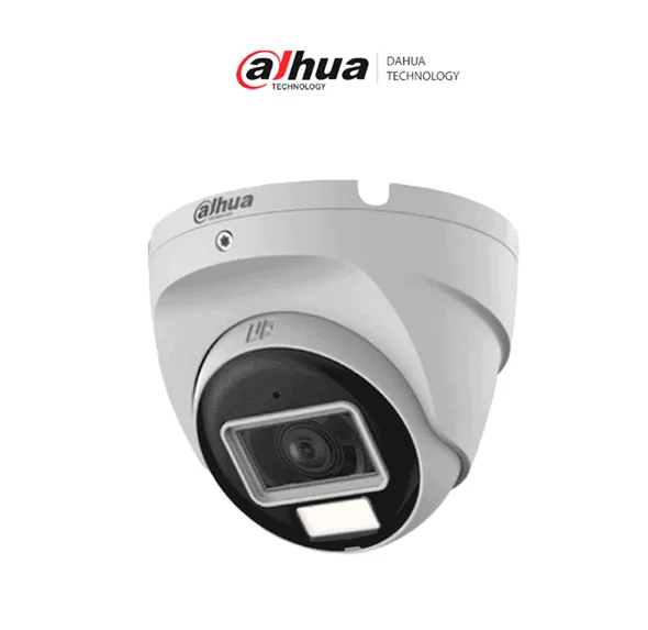 [CAM010-80] AF35-03 DAHUA Cámara 2mp Domo Metal/ Lente 2.8 mm Apertura Hasta 100°/ Iluminación Inteligente Hasta 30Mts IR + 20Mts Luz Cálida/ Micrófono Incorporado/ Exterior IP67/ Metal | HAC-T2A21N-U-IL-A