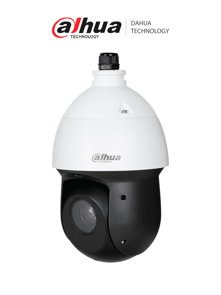 [CAM012-22] AF45-05 DAHUA Cámara 2mp PTZ Metal/ 25x Zoom Óptico/ Starlight/ WDR Real 120 dB/ IR 100 Mts/ IP66/ E de Alarma/ 1 Canal de Audio | DH-SD49225DB-HC