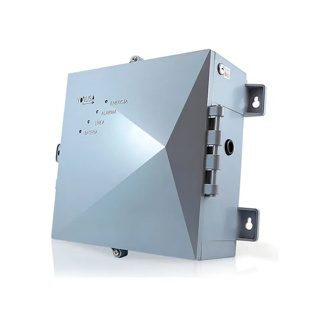 PA00-01 Cerca Eléctrica Yonusa Energizador Modular para Cercos Eléctricos, Salida de Hasta 12,500 V, Alcance de 2,500 Metros Lineales (500 Metros en 5 Líneas), EYM12000127NG 2500M (SOBRE PEDIDO) ACT