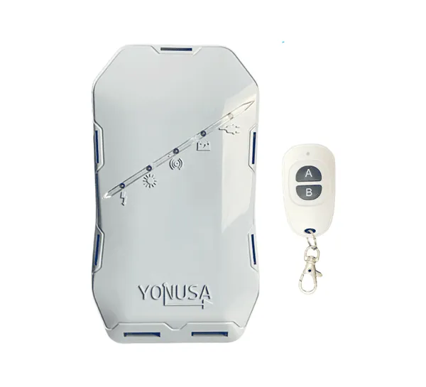 PA00-00 CERCA YONUSA HS Energizador nueva generación de cerco eléctrico/500 metros lineales o 100 metros en 5 líneas/Incluye control remoto remoto (encendido/apagado). Compatible con módulo Yonusa