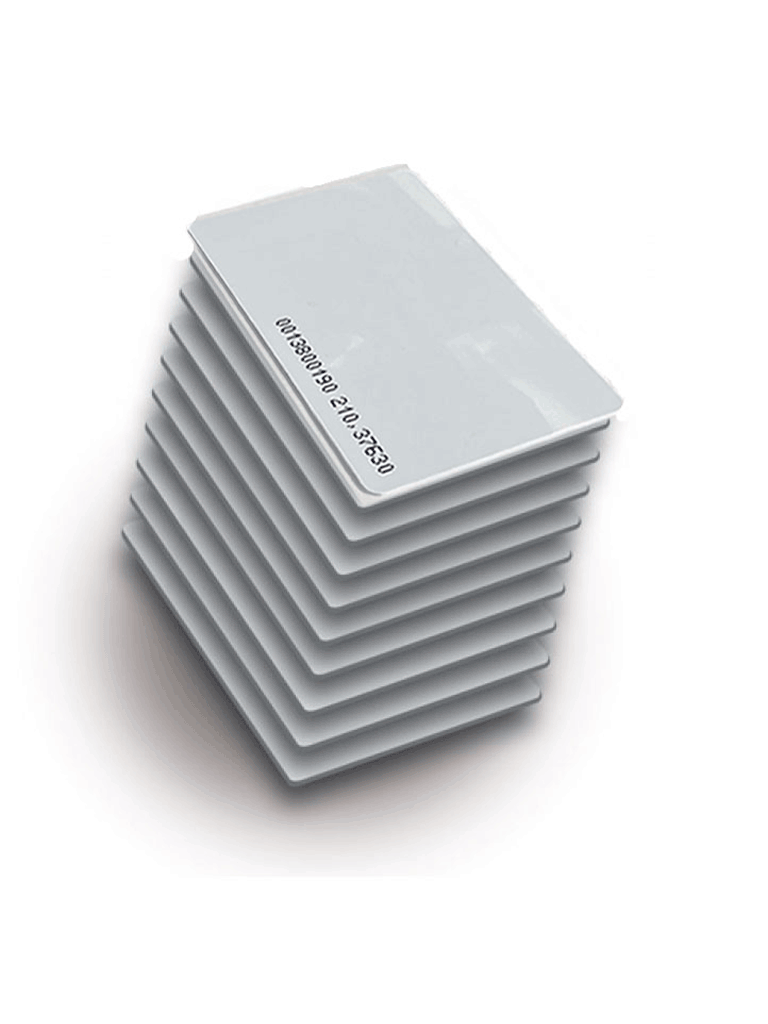 Paquete de 10 tarjetas ID grosor de 1 mm / Foliadas IDCARD02PAK ZK TEKO