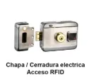EA10-02 Chapa cerradura eléctrica híbrida metálica Primetechs apertura con tarjeta ID y Control remoto (no disponible)