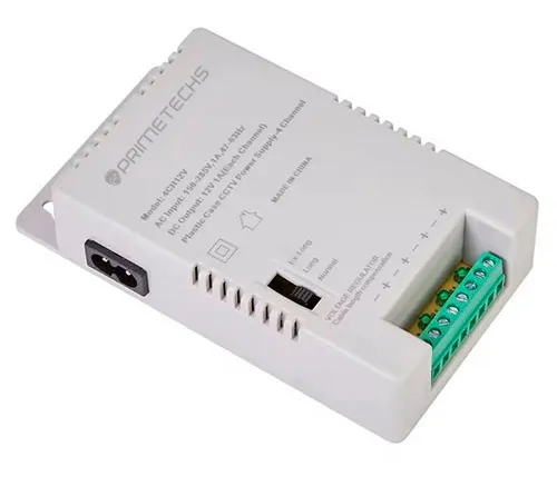 [FTE000-170] BA10-01 Fuente de poder Primetechs 4 canales, 4 Amp, regulable a 12V, 13.5V y 15V