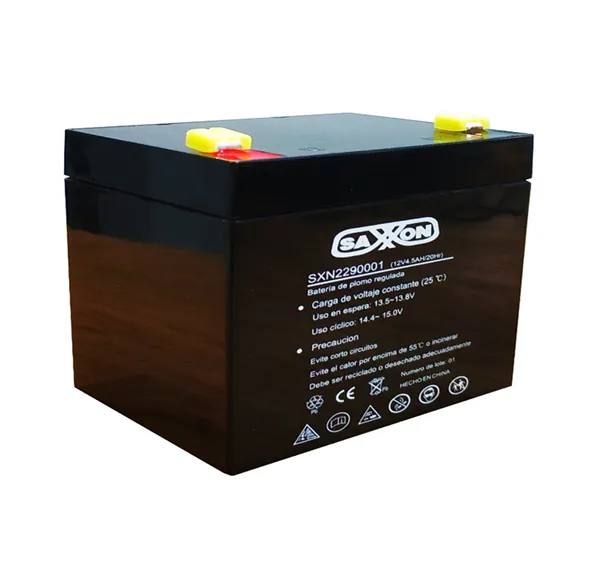 [FTE000-211] BA60-01 SAXXON Batería de respaldo de 12 V / 4.5 AH/ Compatible DSC/ CCTV/ Acceso CBAT45AH