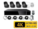 AA20-01 Kit de 4 cámaras 8 Mp IR, PVC