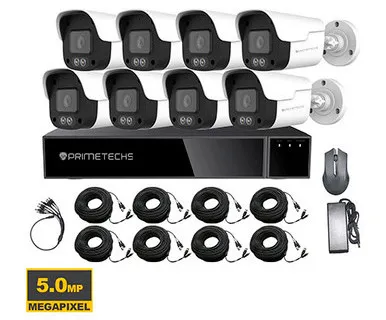 AA50-01 BASE Kit de 8 cámaras 8 MPX PVC