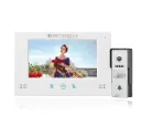 EA00-01 Videoportero Kit PRIMETECHS con Monitor de 7 pulg./ Contestación local por altoparlante, crecimiento hasta 3 monitores, apertura de puerta