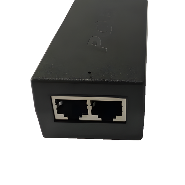 MA10-01 Inyector alimentador PoE 24W, 48V, LAN 10/100, IEEE802.3af/at, datos y energía hasta 200 ms. Con cable cat. 5 o 6 100% cobre y conectores RJ45 de calidad.