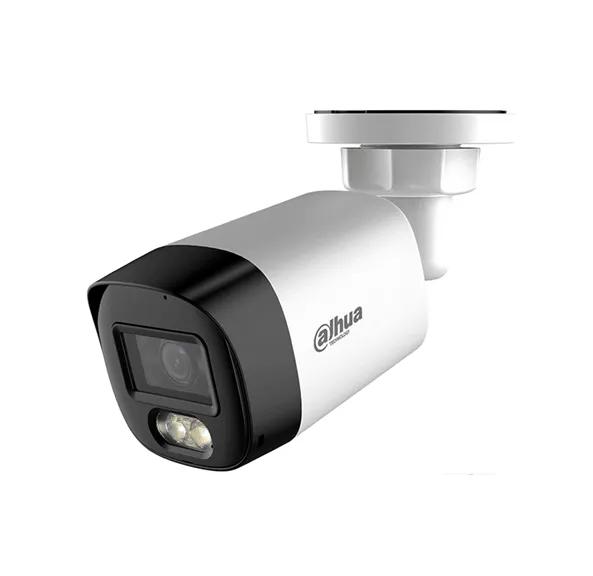 [CAM008-026] AF55-06 DAHUA - Cámara 5mp Bala PVC/ Iluminación Dual Inteligente + FullColor/ Lente 2.8mm/ 106° Apertura/ 20 Metros IR y Luz Visible/ Micrófono Integrado/ IP67/ Soporta:  DH-HAC-HFW1500RLN-IL-A-S3-DIP ACT