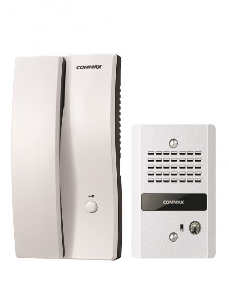 EA00-09 COMMAX DP2SDR2GN - Kit de interfon con frente de calle y auricular conexión a 2 hilos, apertura de puerta (Ultimas piezas)