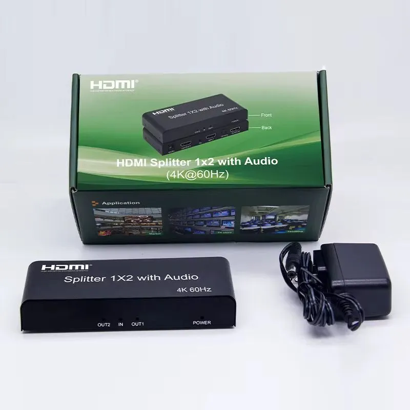 BB40-11 Splitter HDMI 1x2 (1 entrada a 2 salidas) compatible con 1080p